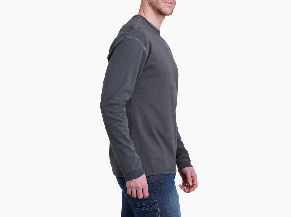 Kuhl Clothing Men's Kommando Crew Long-Sleeve - Carbon