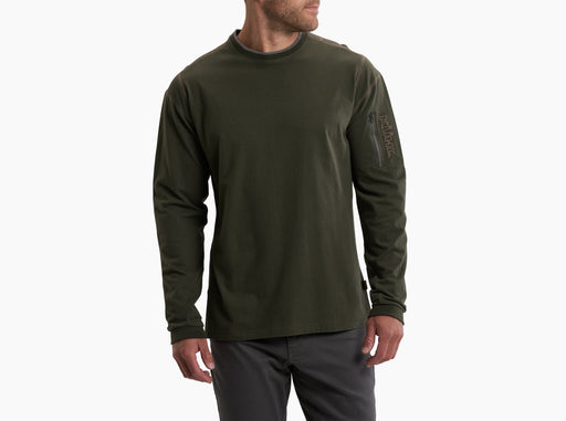 Kuhl Clothing Men's Kommando Crew Long-Sleeve - Olive Slate Olive Slate