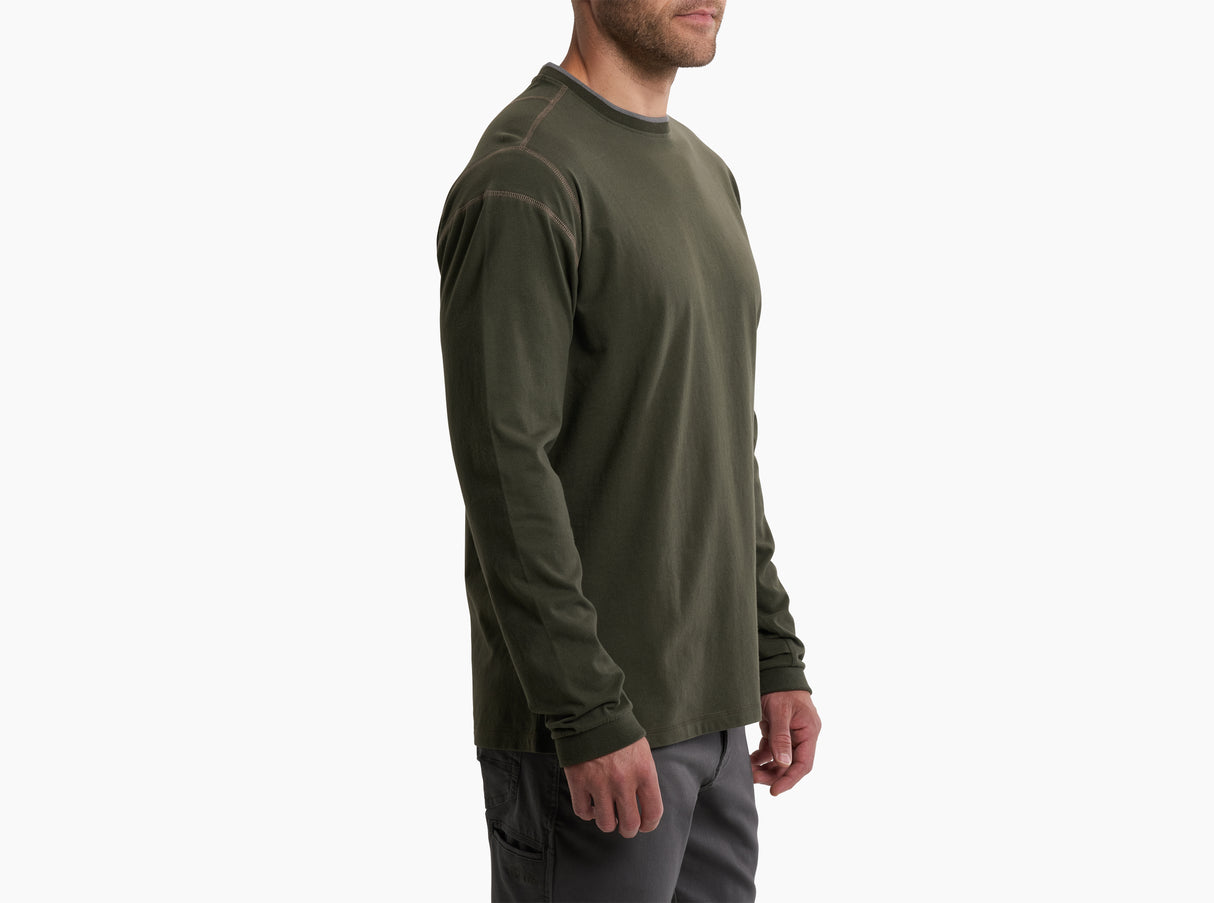 Kuhl Clothing Men's Kommando Crew Long-Sleeve - Olive Slate