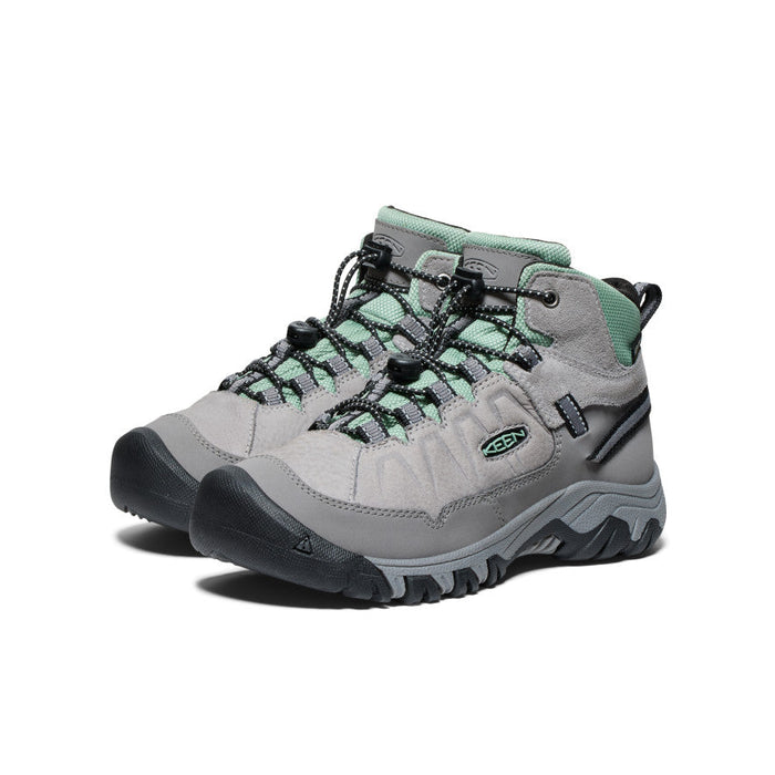 Keen Youth Targhee IV Mid Waterproof Boot - Alloy/Granite Green Alloy/Granite Green