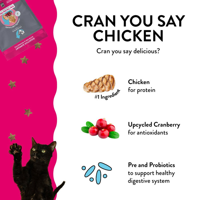 Shameless Pet Cran You Say Chicken Crunchy Cat Treat