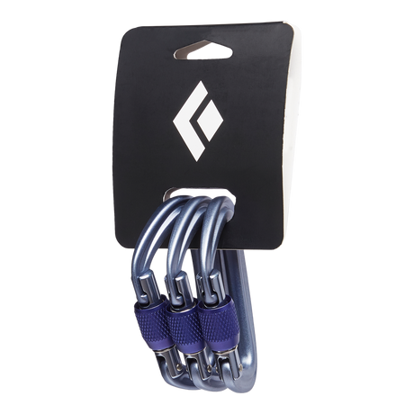 Black Diamond Equipm Liteforge Screwgate 3-pack 3pk Gray Gray