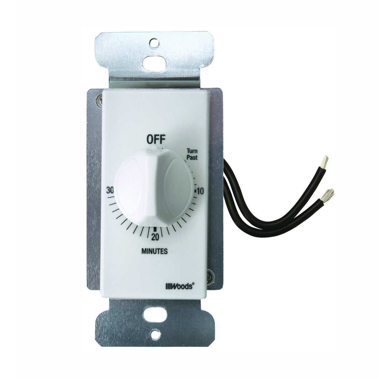 Woods Countdown Timer White /  / 20A