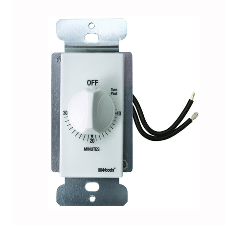 Woods Countdown Timer White /  / 20A