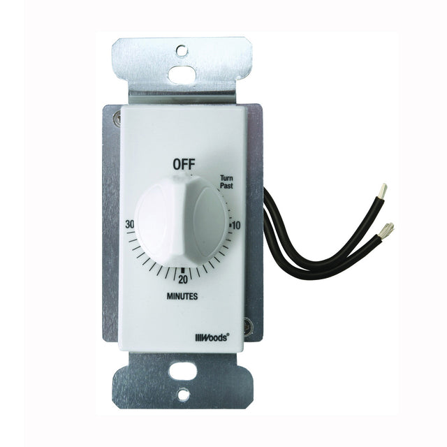 Woods Countdown Timer White /  / 20A