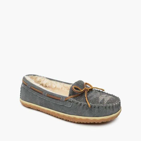 Minnetonka Women's Tilia Moccasin Slippers Grey Multi