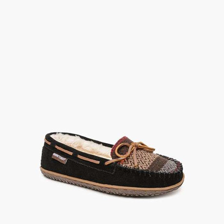 Minnetonka Women's Tilia Moccasin Slippers Black Multi