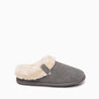 Minnetonka Moccasin Women's Camp Collar Scuff Slipper - Grey Grey