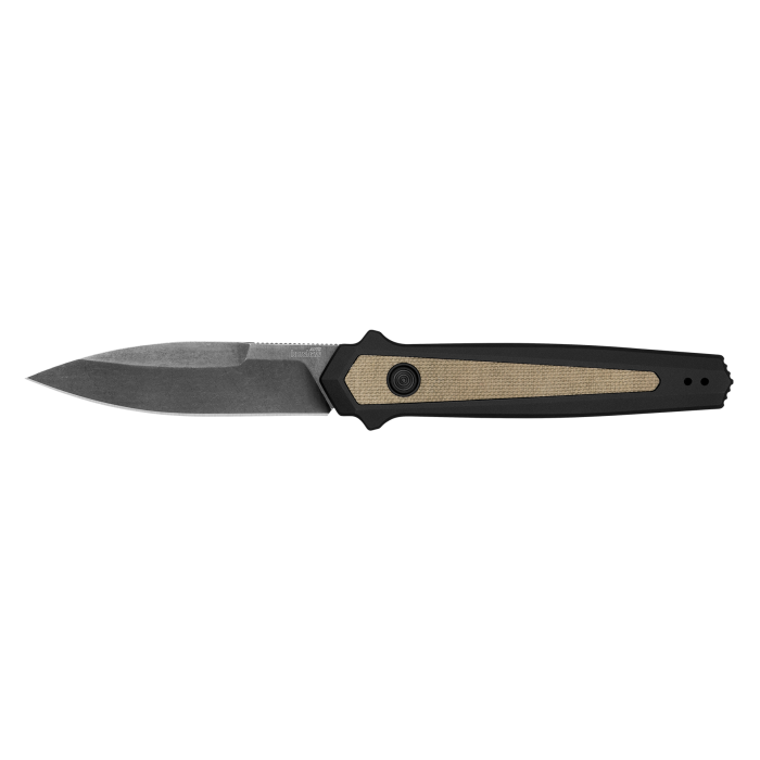 Kershaw Launch 15 Auto Knife - Tan/black/blackwash Tan/blk/blackwash