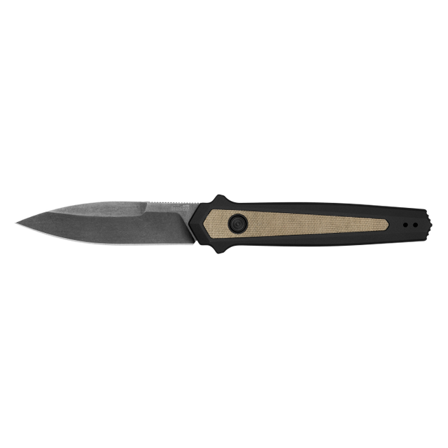 Kershaw Launch 15 Auto Knife - Tan/black/blackwash Tan/blk/blackwash