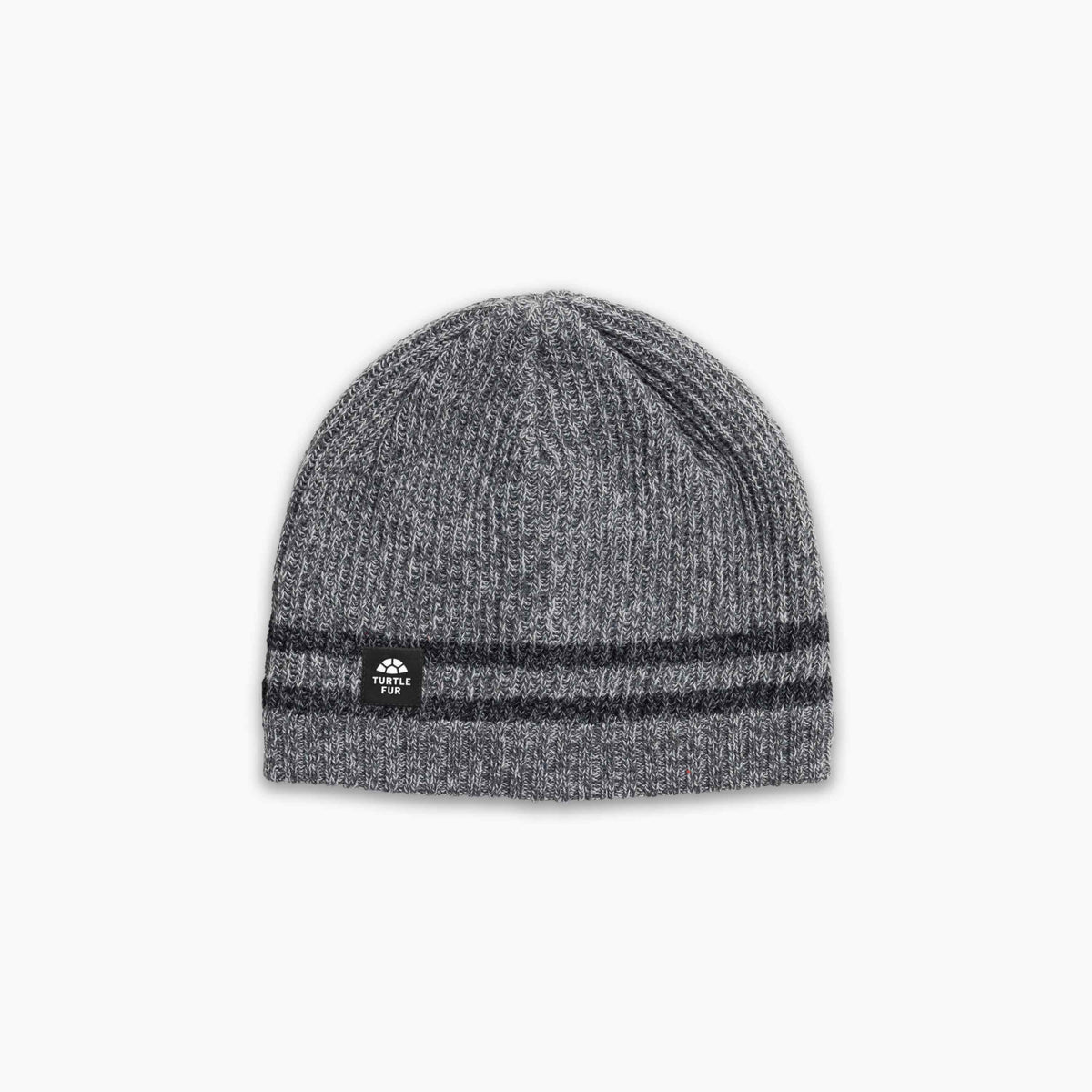 Turtle Fur Ocean Ragg Mr. Happy Beanie - Charcoal Charcoal