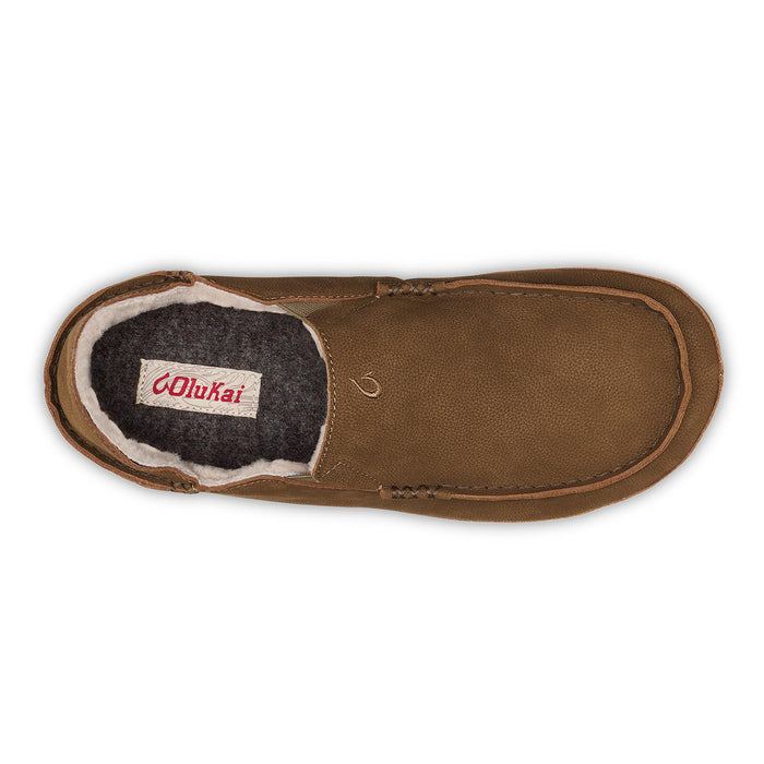 Olukai Men's Moloa Slipper - Kona Coffee/Kona Coffee Kona Coffee/Kona Coffee