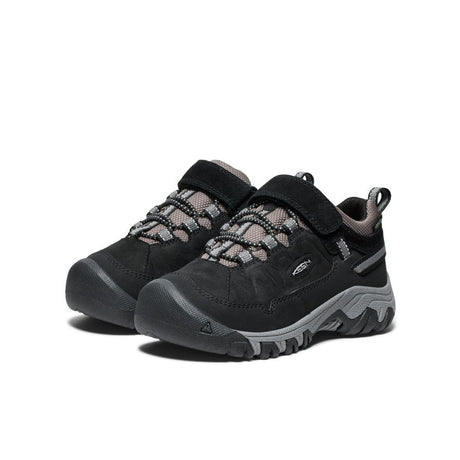 Keen Children's Targhee IV Low Waterproof Shoe - Black/Steel Grey Black/Steel Grey