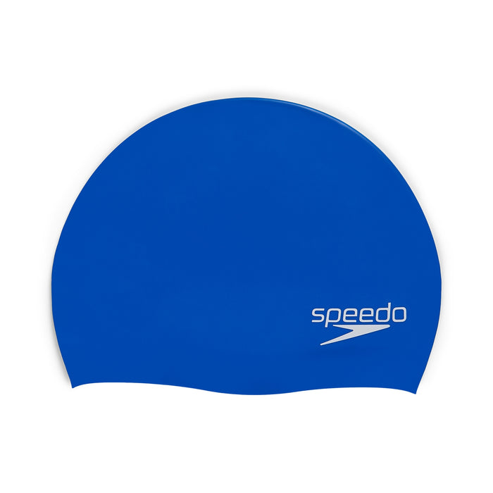 Speedo Solid Silicone Cap - Elastomeric Fit Blue