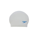 Speedo Jr. Solid Latex Cap White