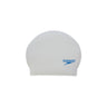 Speedo Jr. Solid Latex Cap White