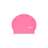 Speedo Jr. Solid Latex Cap Hot pink