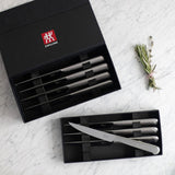 Zwilling 8-Piece Stainless Steel Porterhouse Steak Knife Set with Presentation Box