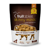 Fruitables Skinny Minis Dog Treats - Grilled Bison - 5oz Grilled Bison