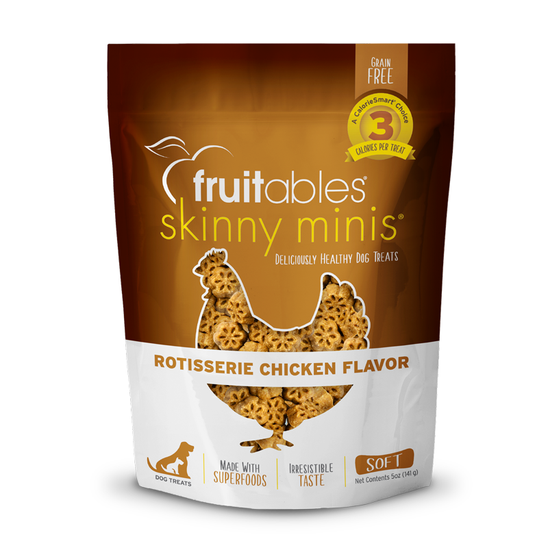 Fruitables Skinny Minis Dog Treats - Rotisserie Chicken - 5oz Rotisserie Chicken