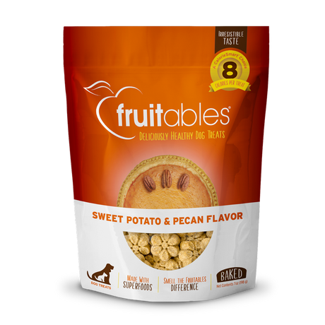 Fruitables Baked Dog Treats - Sweet Potato & Pecan - 7oz Sweet Potato & Pecan