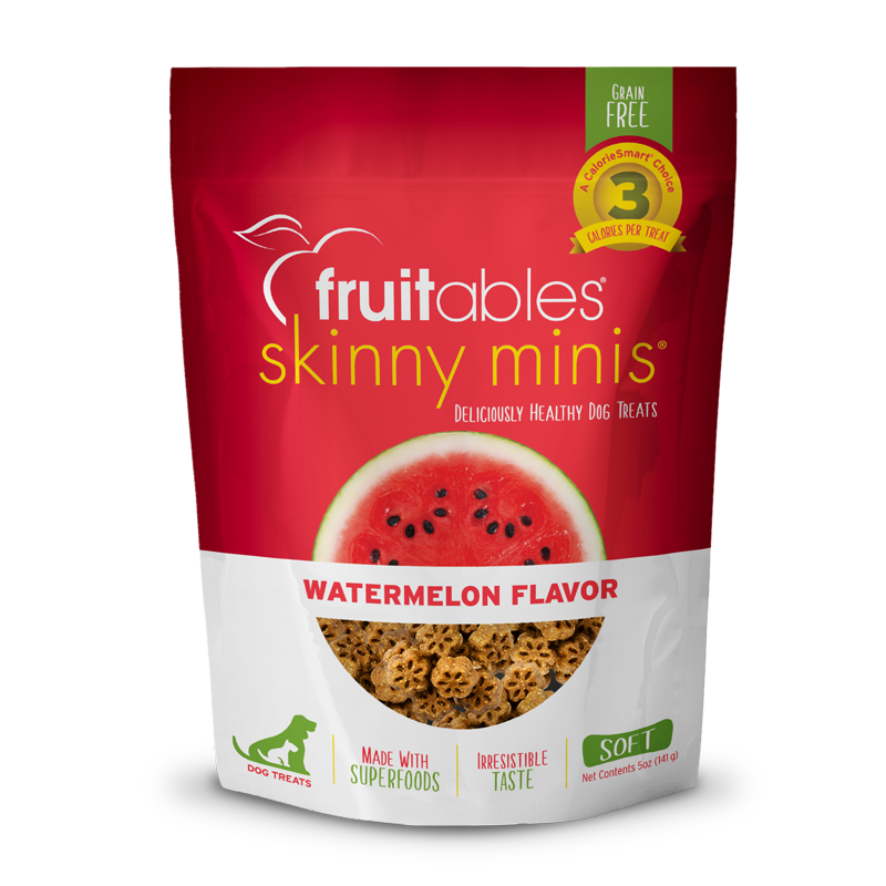 Fruitables Skinny Minis Dog Treats - Watermelon - 5oz Watermelon