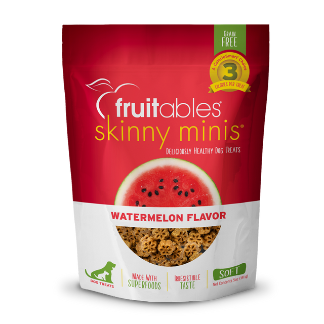 Fruitables Skinny Minis Dog Treats - Watermelon - 5oz Watermelon