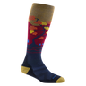 Darn Tough Women's Enchanted Over-the-Calf Midweight with Cushion Ski & Snowboard Sock - Autumn Autumn