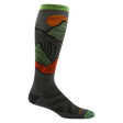 Darn Tough Men's Titan Over-the-Calf Lightweight with Cushion Ski & Snowboard Sock - Forest Forest