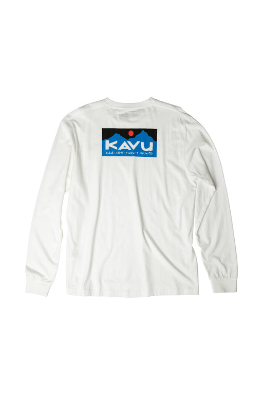 Kavu Men's Long Sleeve Etch Art Off white