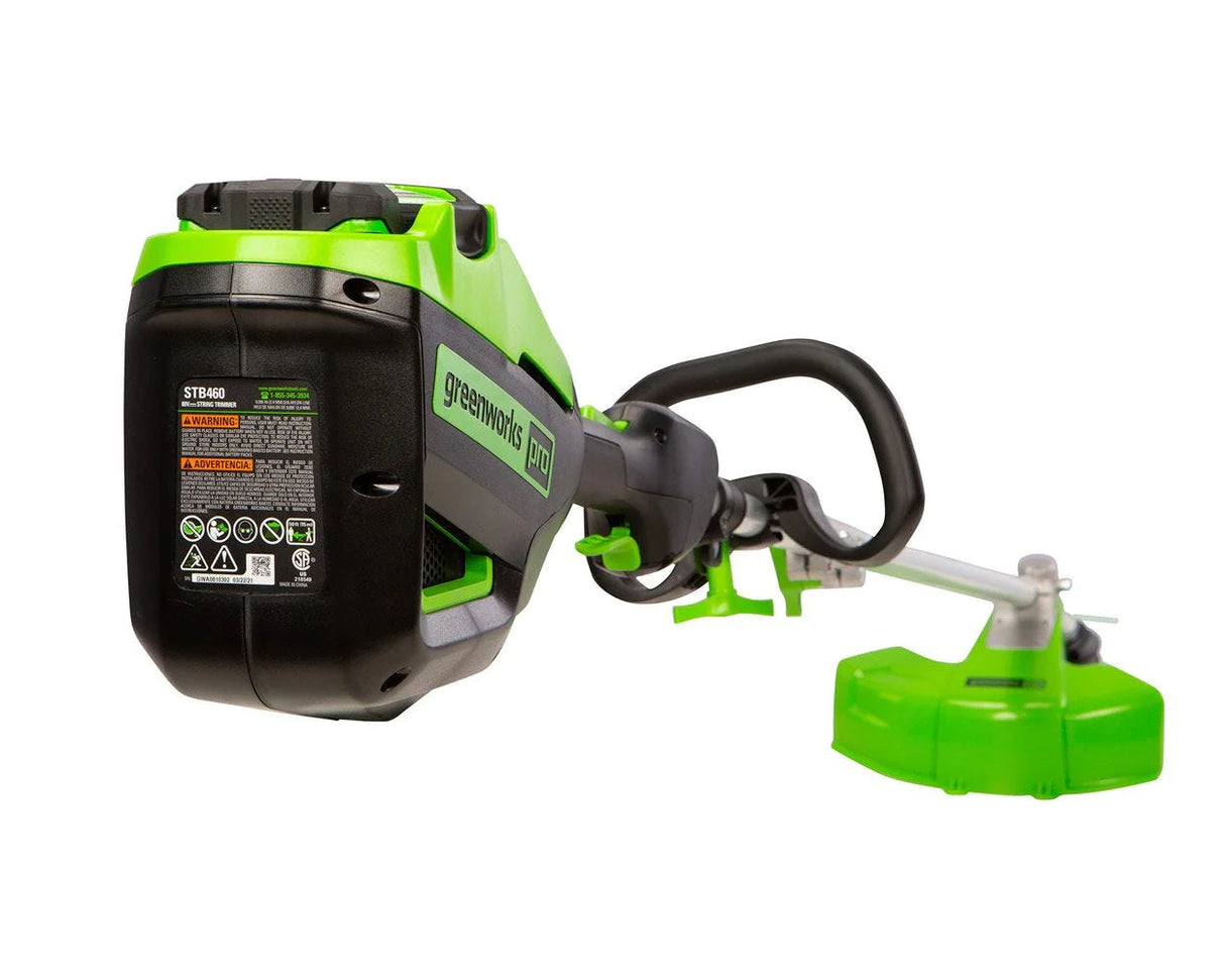 Greenworks Pro 80V 16-inch Cordless Battery String Trimmer (Attachment Capable) with 2.5 Ah Battery & Charger