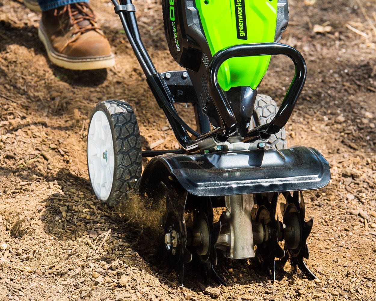 greenworks electric cultivator