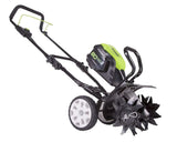 Greenworks 80V 10-inch Cordless Battery Cultivator / Tiller with Battery and Charger