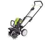 Greenworks 80V 10-inch Cordless Battery Cultivator / Tiller with Battery and Charger