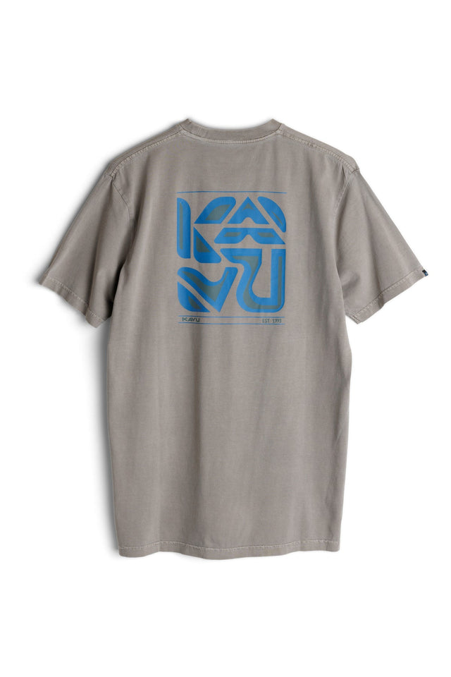 Kavu Mens Cubed Shirt Greige