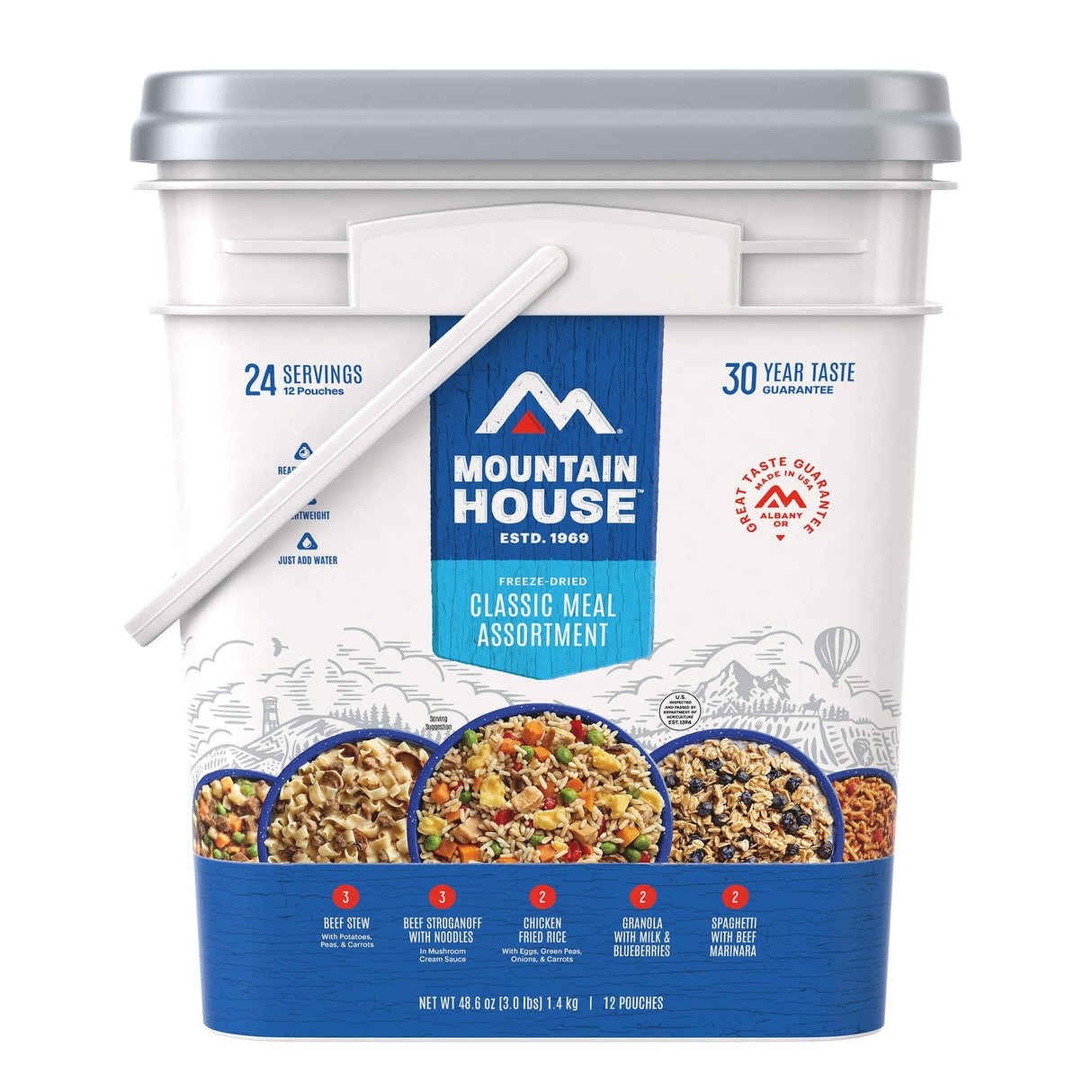 Mountain House Classic Bucket Asst