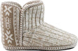 Muk Luks Women's Leigh Bootie Slipper Tan