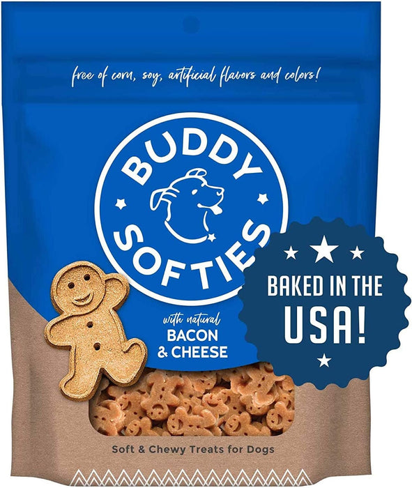 Buddy Biscuit Original Soft & Chewy Dog Treats (Bacon & Cheese) - 6oz & 20oz / Bacon & Cheese