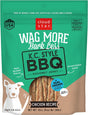 Cloudstar Wag More Bark Less Kansas City Style BBQ Grilled Chicken Jerky Dog Treats - 10oz / Chicken