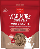 Cloudstar Wag More Bark Less Grain Free Mini Dog Biscuits (Turkey & Cranberry) - 7oz / Turkey & Cranberry