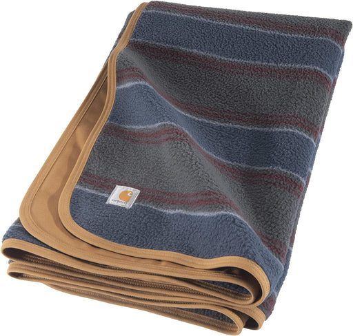 Carhartt Sherpa-Lined Throw Blanket Blanket Stripe