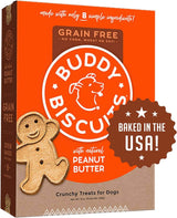 Buddy Biscuit Grain Free Oven Baked Dog Treats (Peanut Butter) - 14oz / Peanut Butter