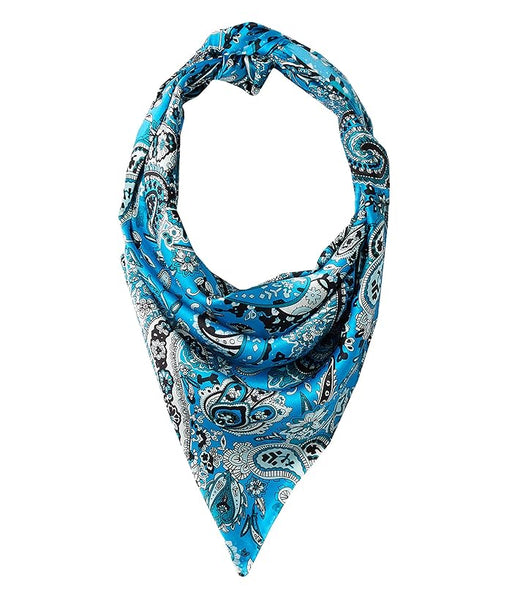 Wild Rags Paisley Silk Western Scarf - Turquoise Turquoise
