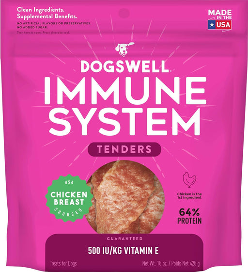 Dogswell Immune System Tenders Dog Treats (Chicken Breast Recipe) - 15oz / Chicken Breast