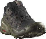 Salomon Men's Speedcross 6 GTX Shoe - Black/Peat/Deep Lichen Green Black/Peat/Deep Lichen Green