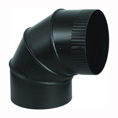 Imperial Stove Pipe Elbow Black / 8IN