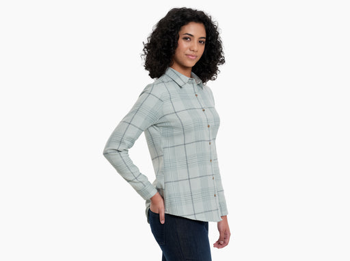 Kuhl Clothing Women's Kamila Flannel - Mineral Blue