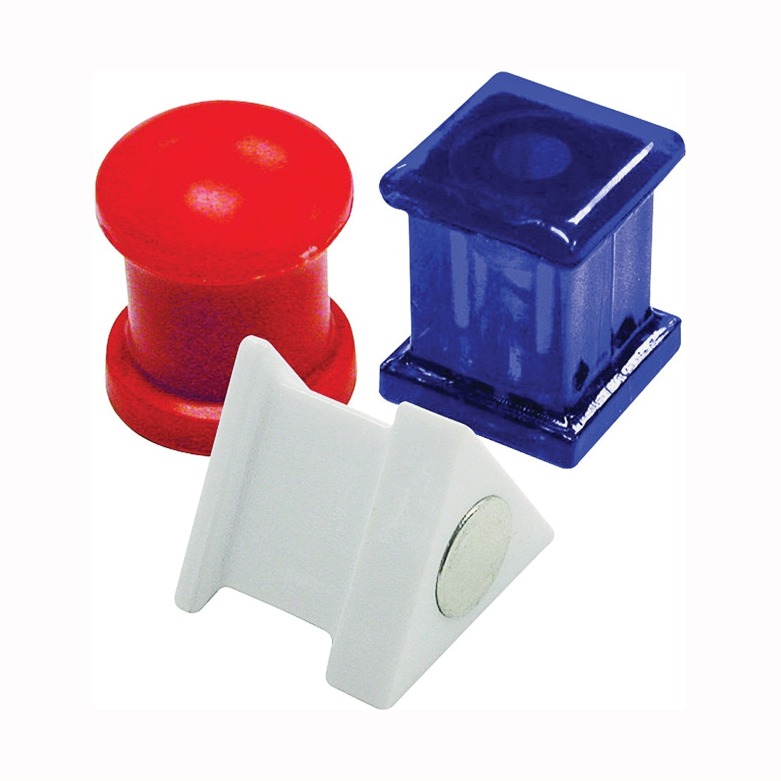 Magnet Source Magnetic Push Pin White