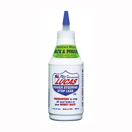 Lucas Oil Power Steering Fluid Light Red 12OZ