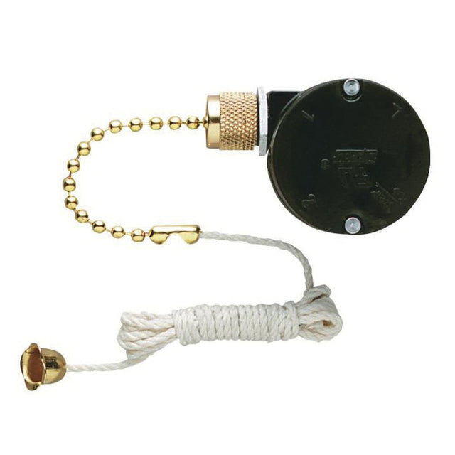 Westinghouse Three-Speed Fan Switch with Pull Speed